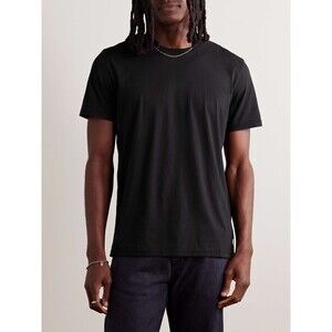 Folk Clothing Shirt Mens Size 3 Medium Black Assembly Basic Tee Short Sleeve $74